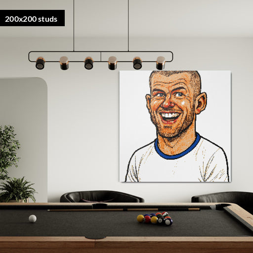 200*200studs, 160*160cm, 63*63inch