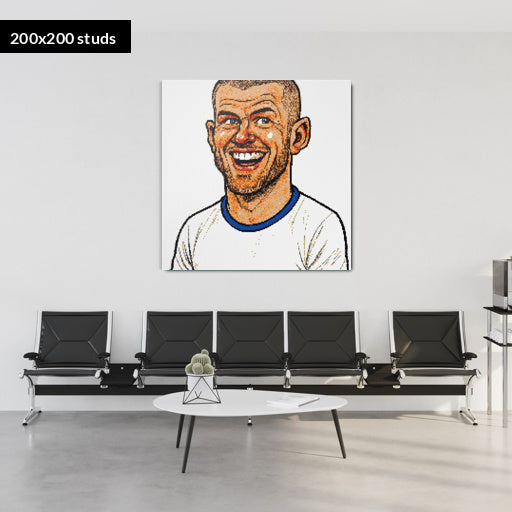 200*200studs, 160*160cm, 63*63inch