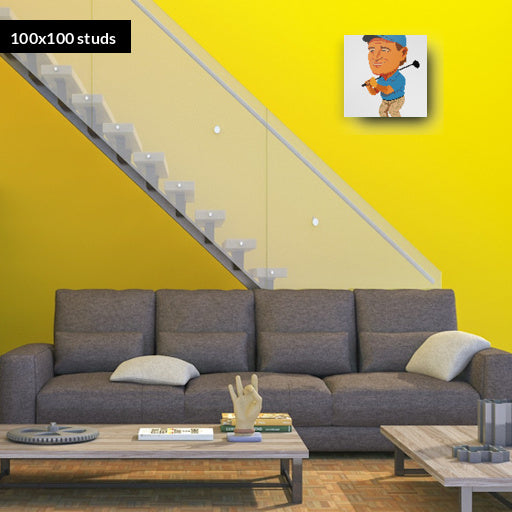 100*100studs, 80*80cm, 31,5*31,5inch