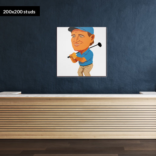 200*200studs, 160*160cm, 63*63inch