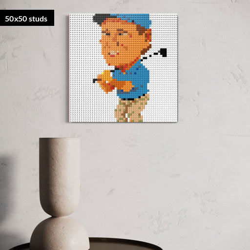 50*50studs, 40*40cm, 15,75*15,75inch