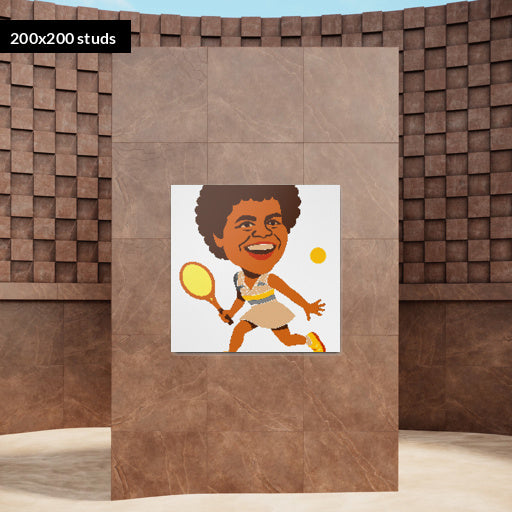 200*200studs, 160*160cm, 63*63inch