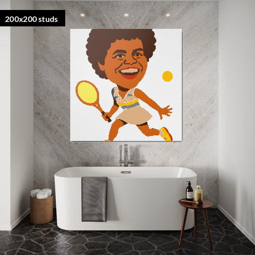 200*200studs, 160*160cm, 63*63inch