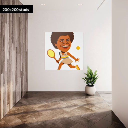 200*200studs, 160*160cm, 63*63inch
