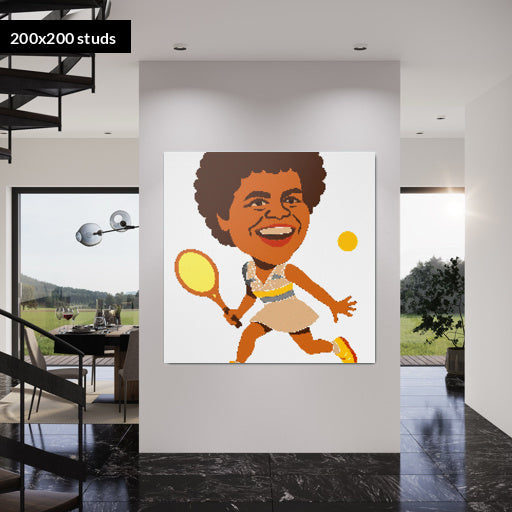 200*200studs, 160*160cm, 63*63inch