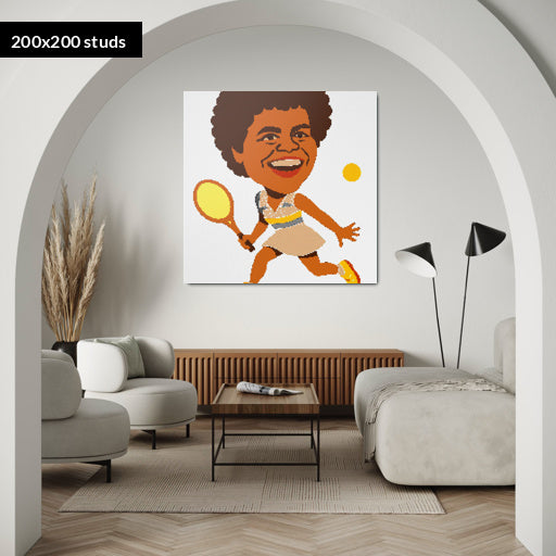 200*200studs, 160*160cm, 63*63inch