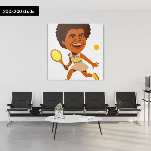 200*200studs, 160*160cm, 63*63inch