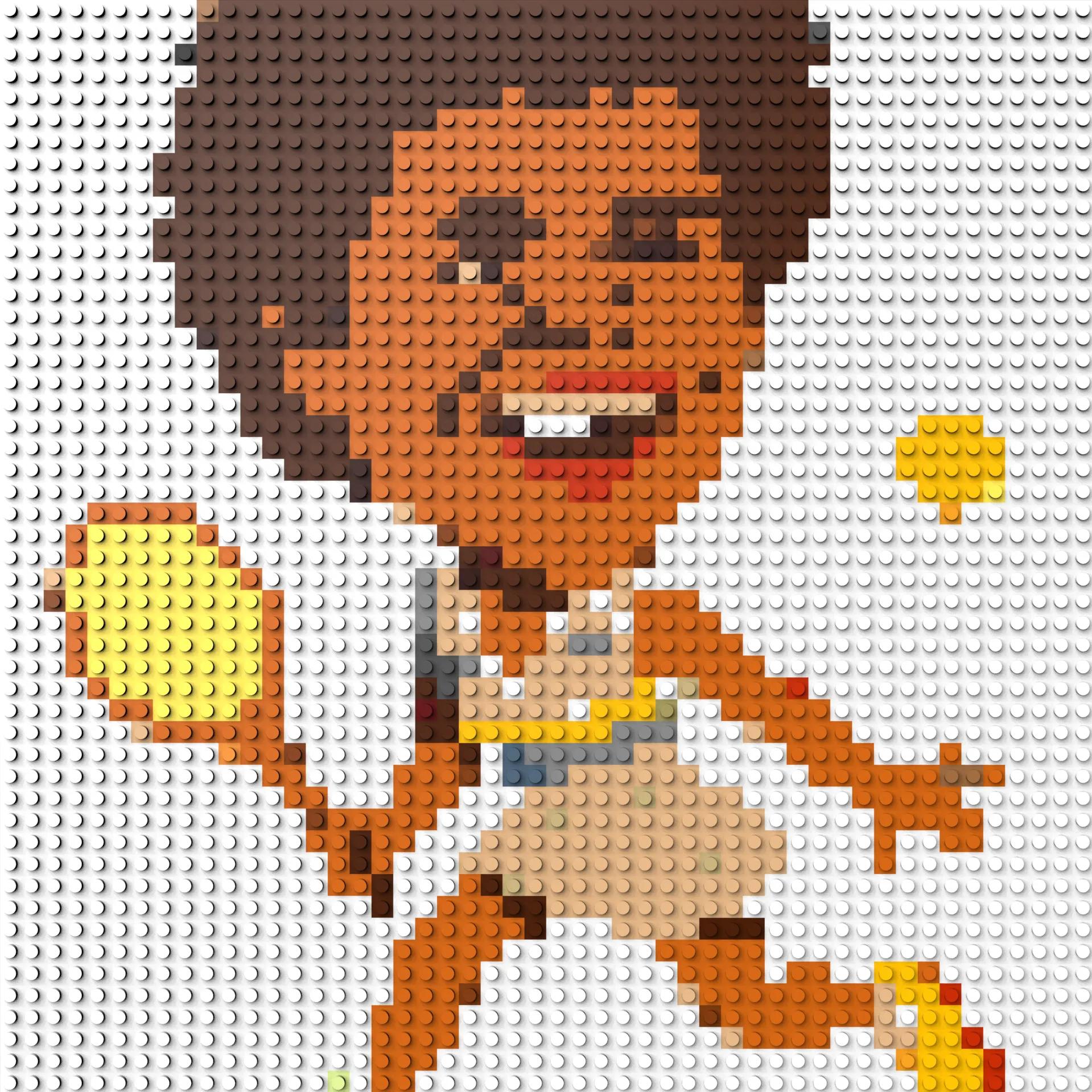 50*50studs, 40*40cm, 15,75*15,75inch
