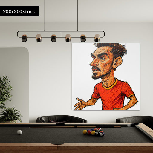 200*200studs, 160*160cm, 63*63inch