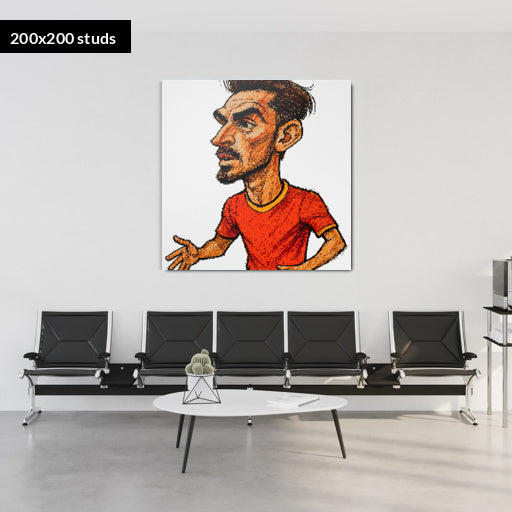 200*200studs, 160*160cm, 63*63inch