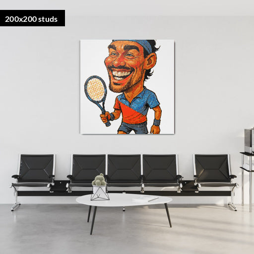 200*200studs, 160*160cm, 63*63inch