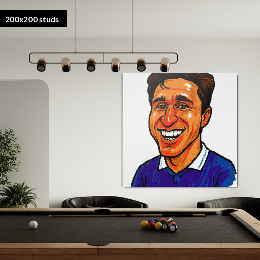 200*200studs, 160*160cm, 63*63inch