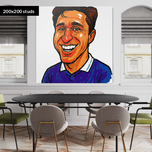 200*200studs, 160*160cm, 63*63inch