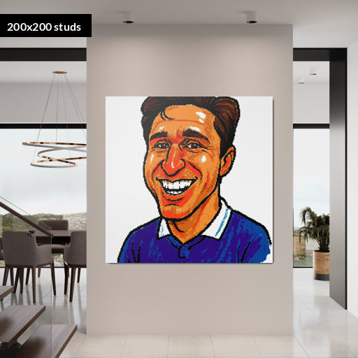 200*200studs, 160*160cm, 63*63inch