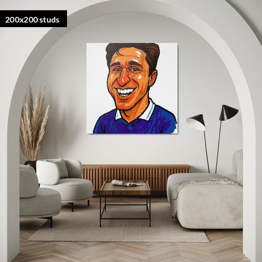 200*200studs, 160*160cm, 63*63inch