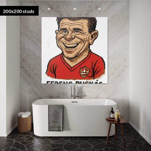 200*200studs, 160*160cm, 63*63inch