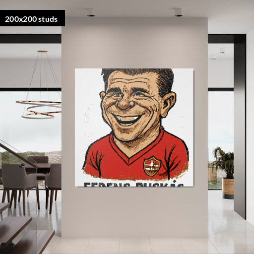 200*200studs, 160*160cm, 63*63inch