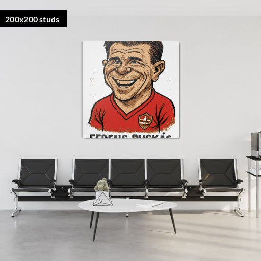 200*200studs, 160*160cm, 63*63inch