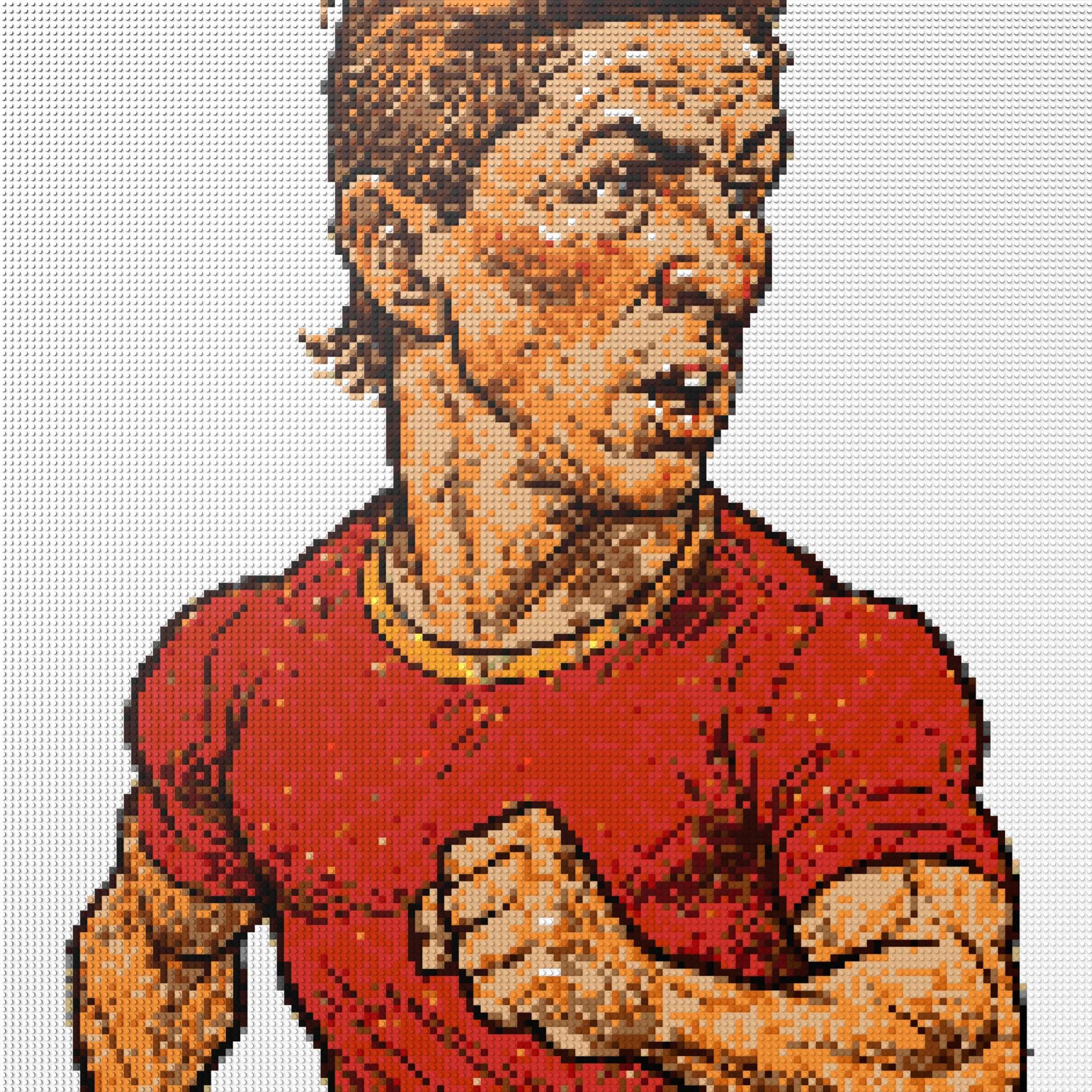 150*150studs, 120*120cm, 47,25*47,25inch