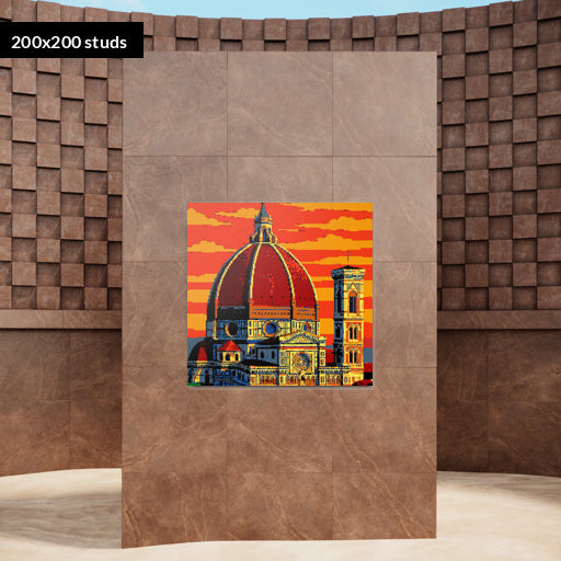 200*200studs, 160*160cm, 63*63inch
