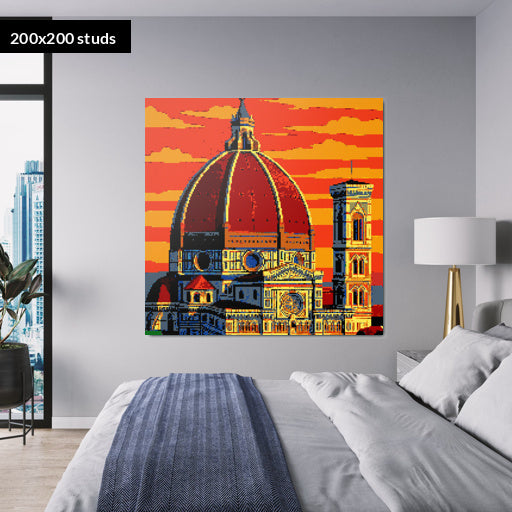 200*200studs, 160*160cm, 63*63inch