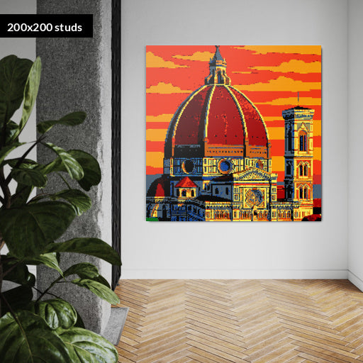 200*200studs, 160*160cm, 63*63inch