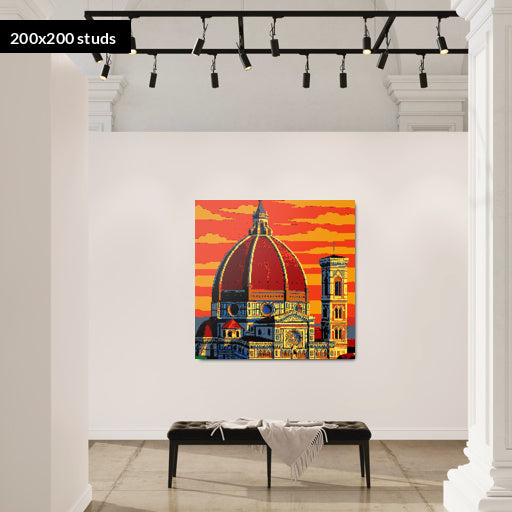 200*200studs, 160*160cm, 63*63inch