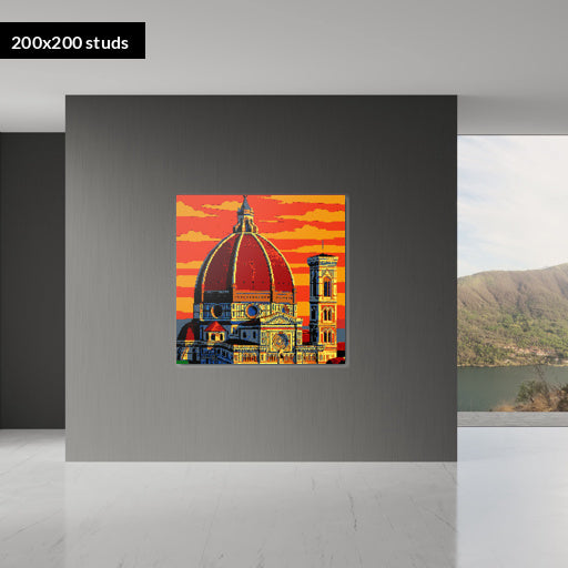 200*200studs, 160*160cm, 63*63inch