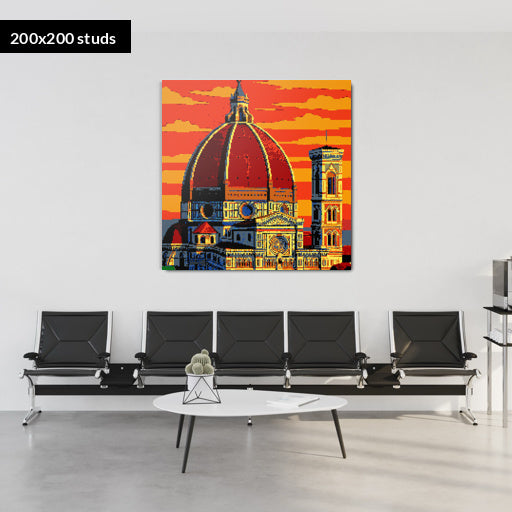 200*200studs, 160*160cm, 63*63inch