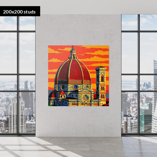 200*200studs, 160*160cm, 63*63inch