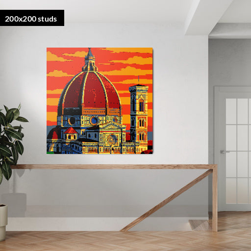 200*200studs, 160*160cm, 63*63inch