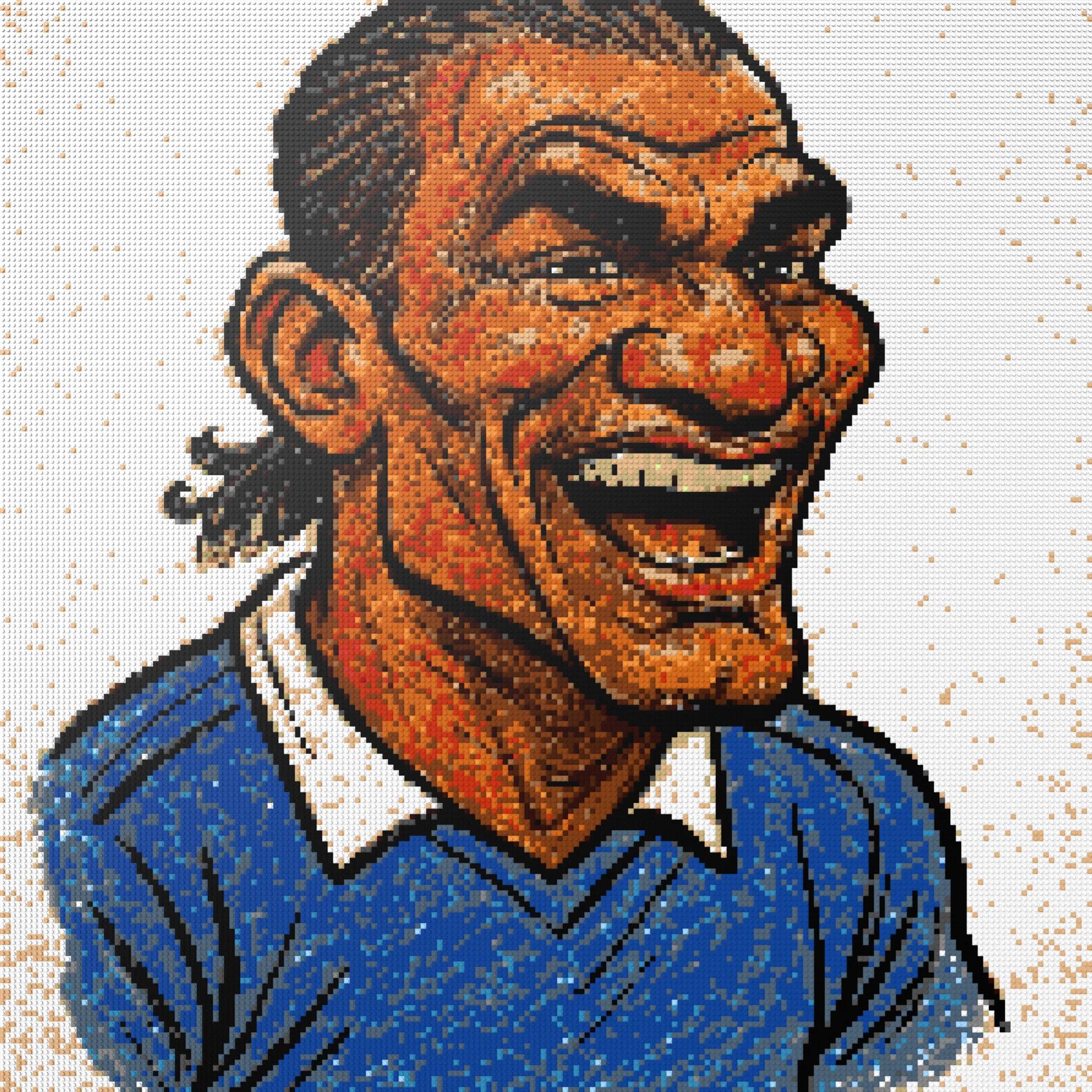 200*200studs, 160*160cm, 63*63inch