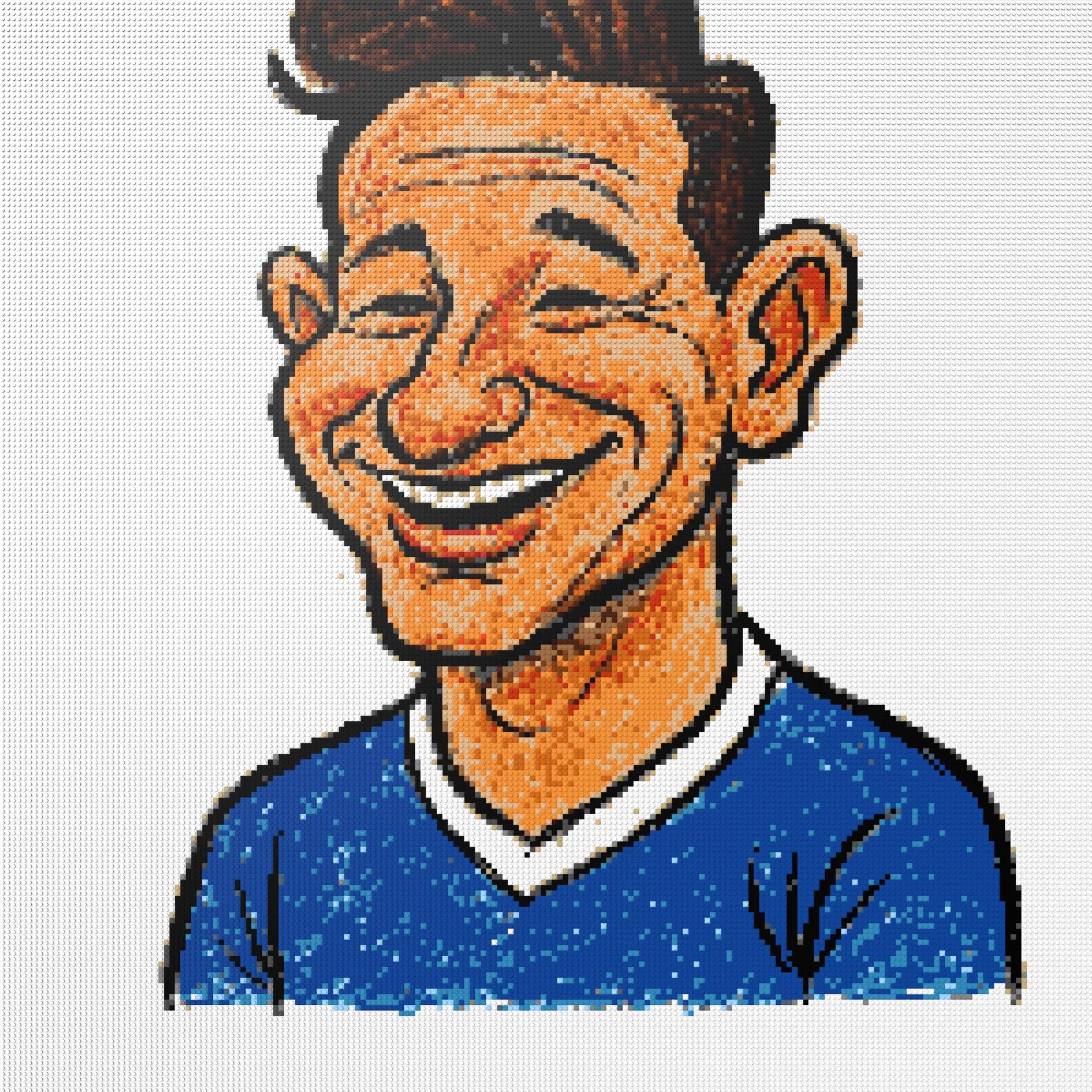 200*200studs, 160*160cm, 63*63inch