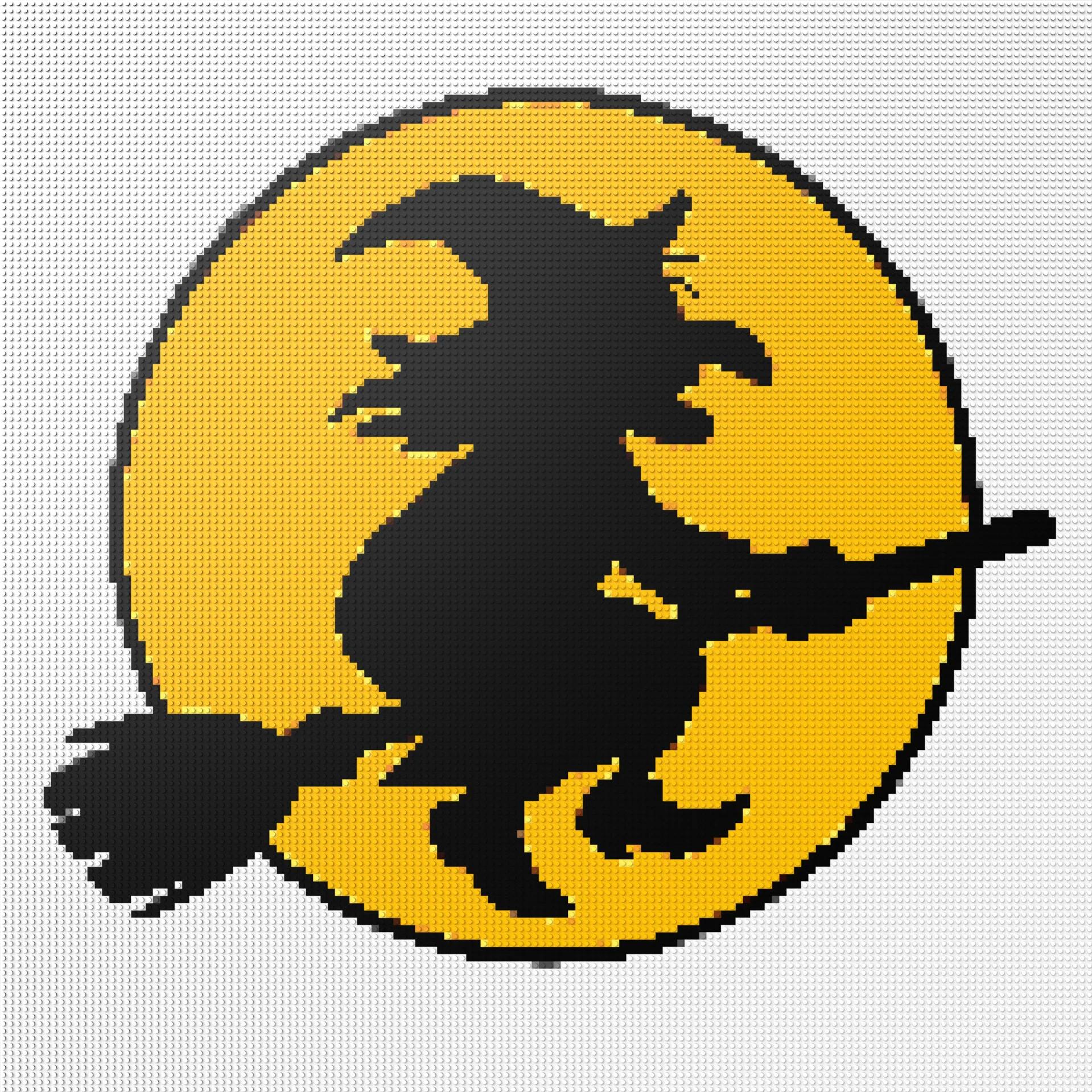 150*150studs, 120*120cm, 47,25*47,25inch