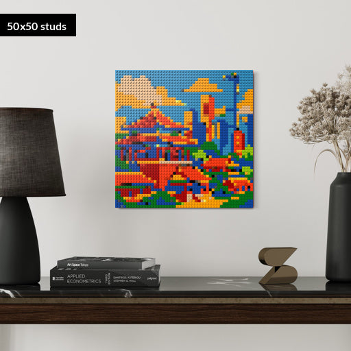 50*50studs, 40*40cm, 15,75*15,75inch