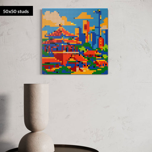 50*50studs, 40*40cm, 15,75*15,75inch