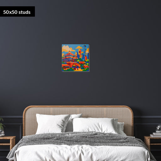 50*50studs, 40*40cm, 15,75*15,75inch