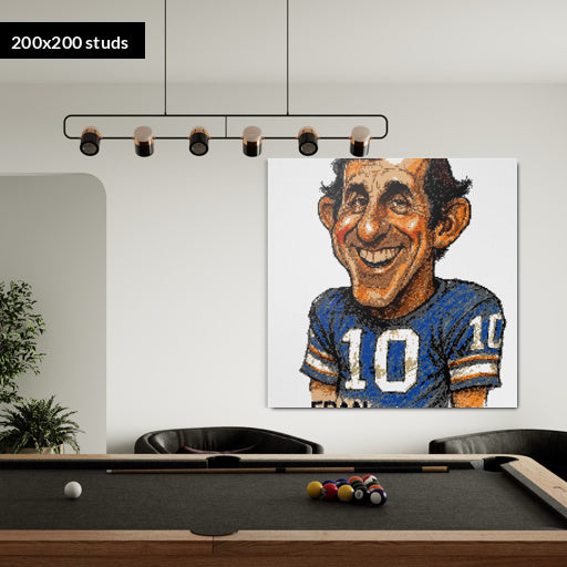 200*200studs, 160*160cm, 63*63inch