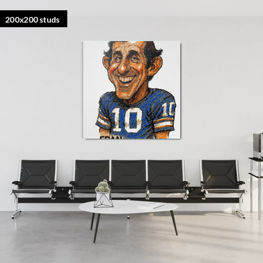 200*200studs, 160*160cm, 63*63inch