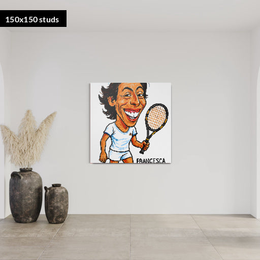 150*150studs, 120*120cm, 47,25*47,25inch