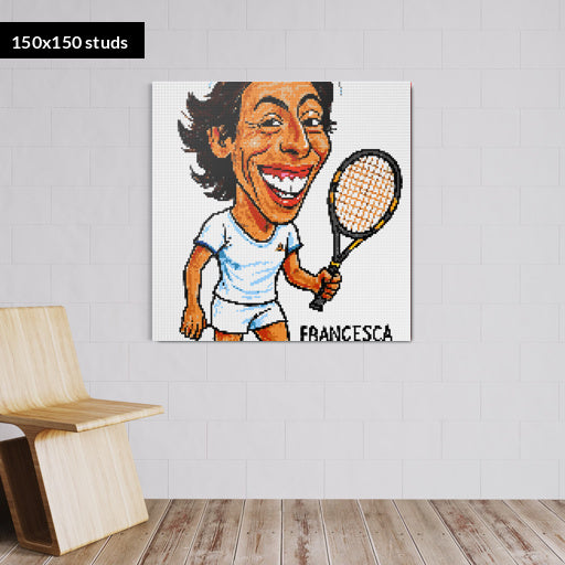 150*150studs, 120*120cm, 47,25*47,25inch