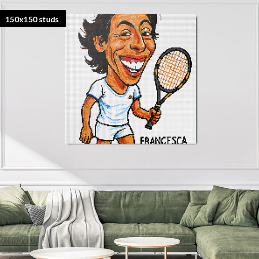 150*150studs, 120*120cm, 47,25*47,25inch