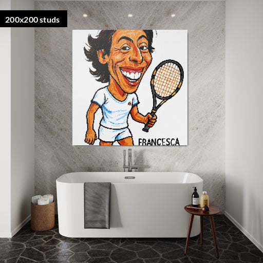 200*200studs, 160*160cm, 63*63inch