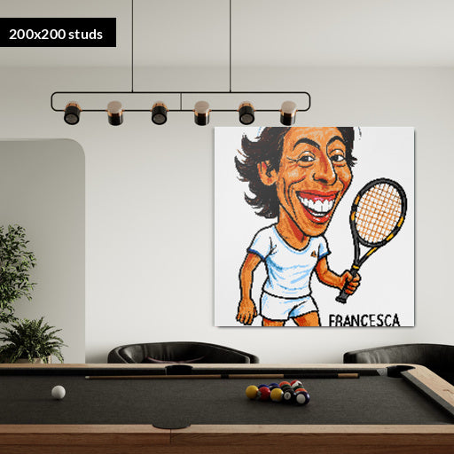 200*200studs, 160*160cm, 63*63inch