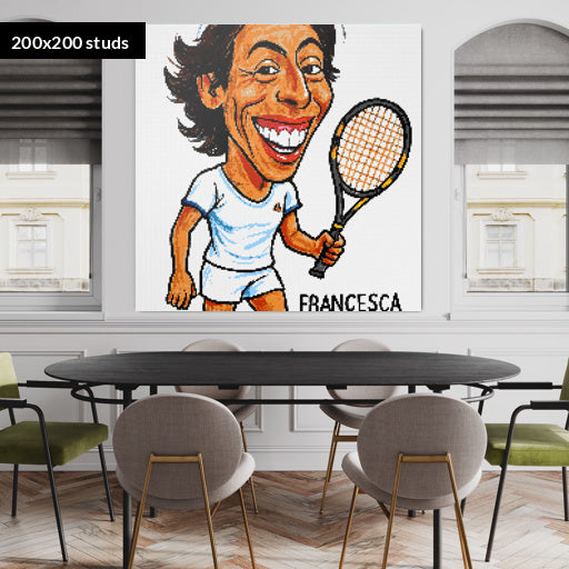 200*200studs, 160*160cm, 63*63inch