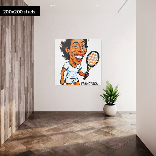 200*200studs, 160*160cm, 63*63inch