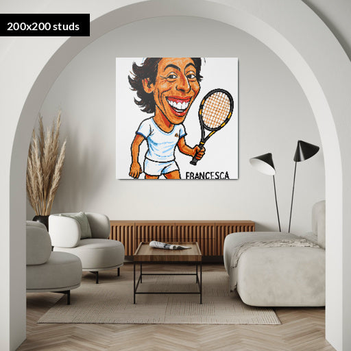 200*200studs, 160*160cm, 63*63inch