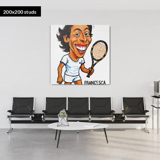 200*200studs, 160*160cm, 63*63inch