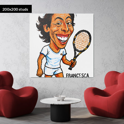 200*200studs, 160*160cm, 63*63inch