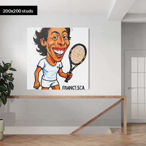 200*200studs, 160*160cm, 63*63inch